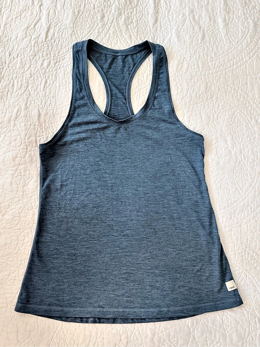 vuori Lux Performance Tank Women's Blue Tank Top Size Medium